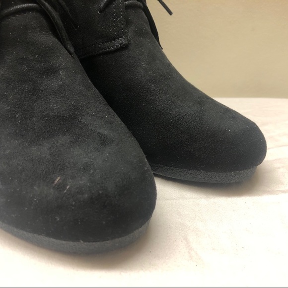 NWOT suede wedge booties - Picture 10 of 12